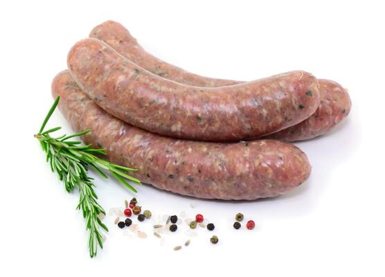 New Cracked Pepper Worcestershire Beef Sausages