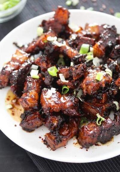 Pork Belly Pieces 1 kg In Honey Soy Marinate
