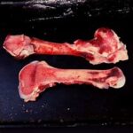 Beef marrow bone cut in half 1 kg frozen