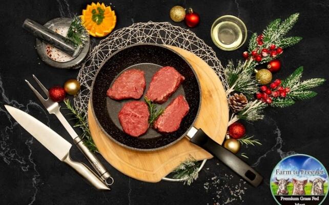 Beef Eye Fillet Steaks 1 kg Grass Fed Premium Angus